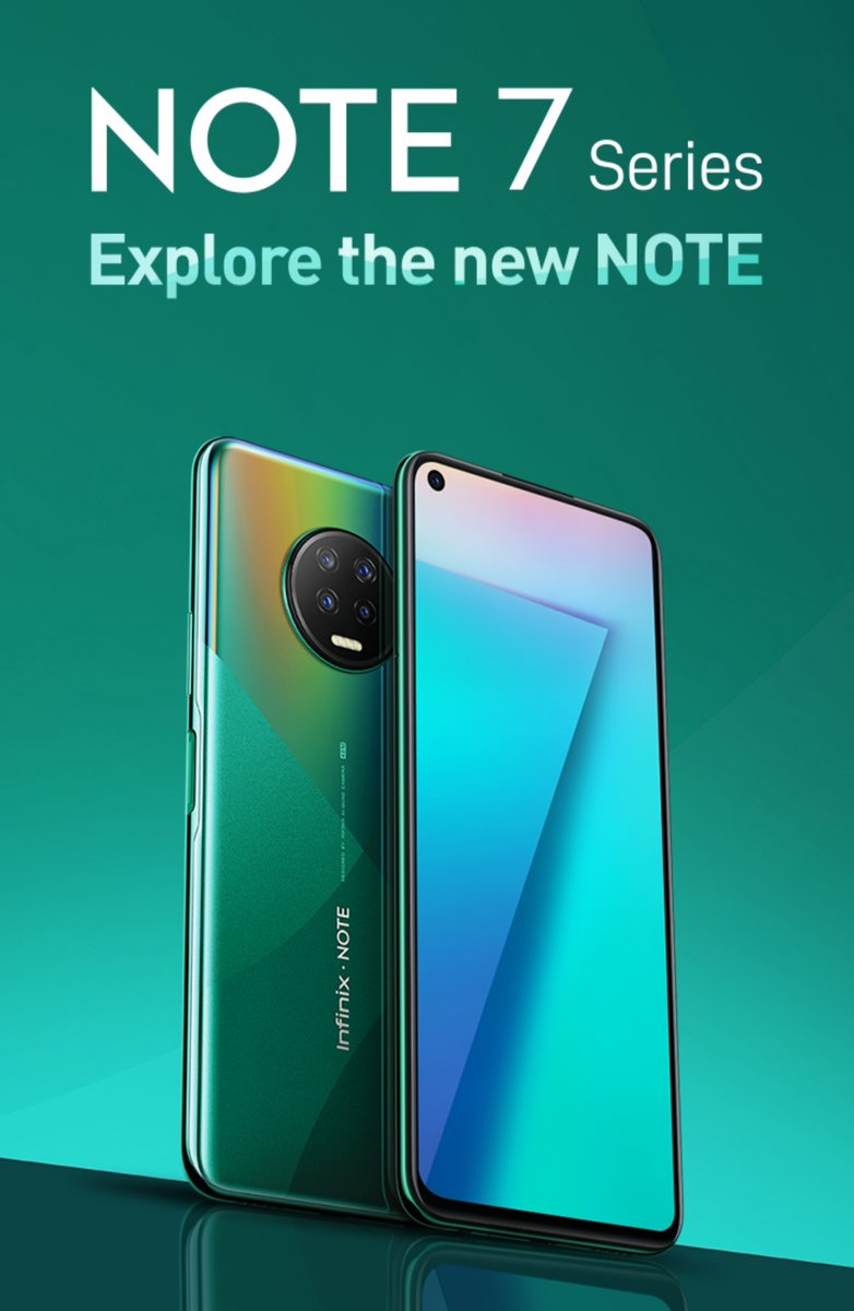 DroidAsiaBlog's tweet photo. #InfinixNote7 listed on official website.
Specifications:
1) 6.95 inches hd+ IPS infinity-o display
2) #MediaTek G70 SoC
3) 5000mAh battery with 18W charging
4) 48MP+2MP+2MP+VGA
5) 16MP Front https://t.co/OeTjpad3Gt