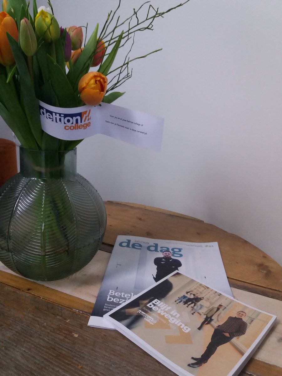 Zojuist verrast met #deltionkracht. Waardering voor alle medewerkers.  #samen #gastvrij #team