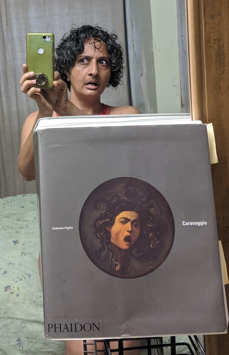 r10aesth8ics's tweet image. Caravaggio, Medusa