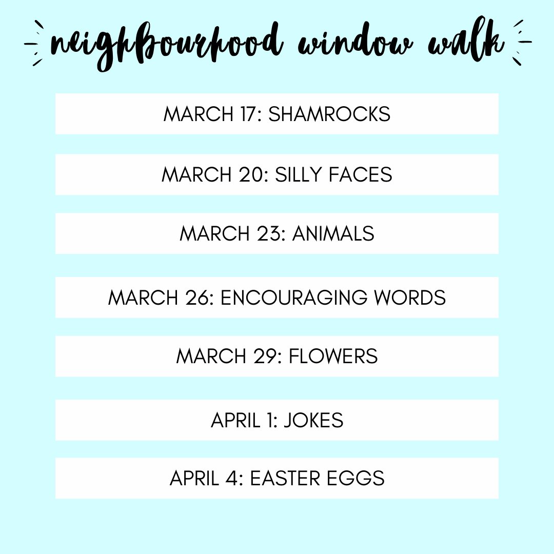 Saturday, April 4th is Easter Eggs on your Neighbourhood Window Walk! 
Also HOT NEWS! 🔥🔥🔥
We have teamed up with our friends <a href="/LindenleaCA/">Lindenlea CA</a> on a brand NEW neighbourhood window walk starting April 7! Stay tuned for that to drop this weekend! You're going to 💜 it! 🌈🐷🍕🦋🌷