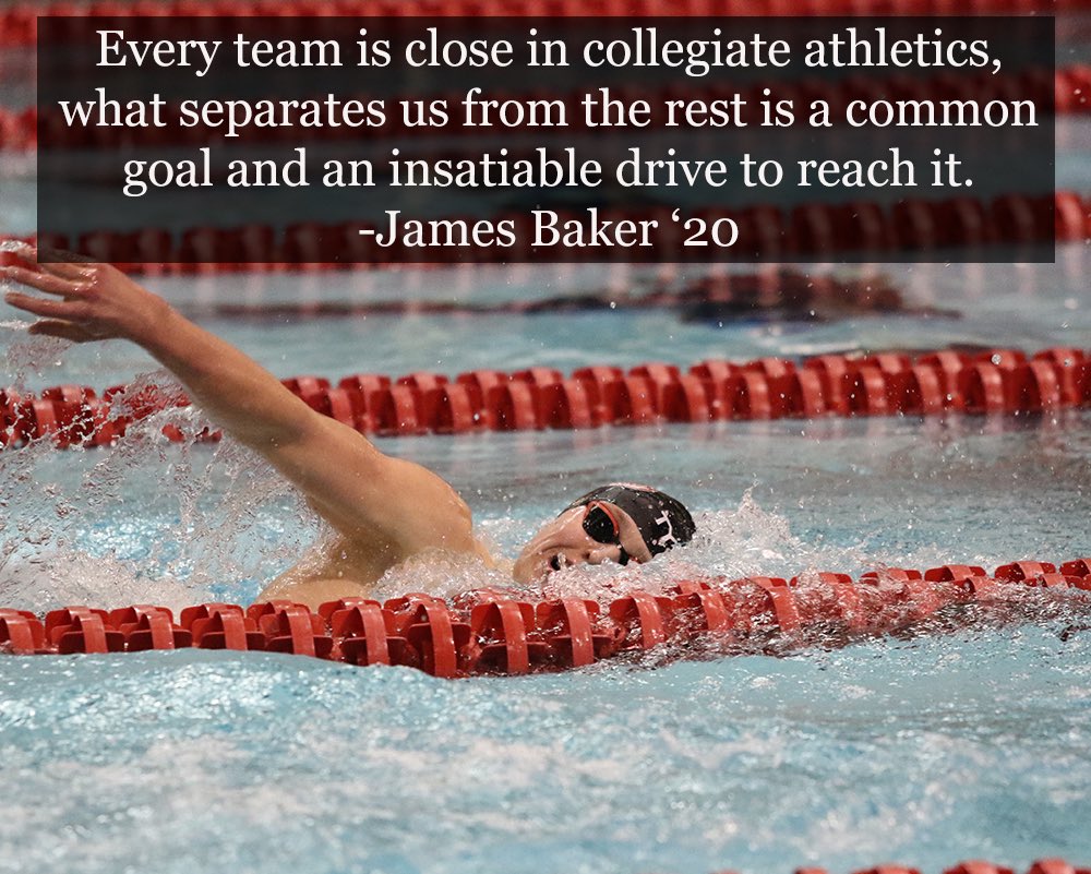 DenisonSwimDive's tweet photo. Senior James Baker adds his 2 cents on what makes Denison Swim & Dive special. #ONE #BOLD
#denisondifference #whydenison https://t.co/weFGnWzhU5