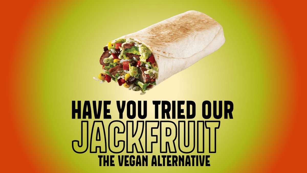 Have you tried our new #Vegan #Alternative #Jackfruit #BurritoKitchen