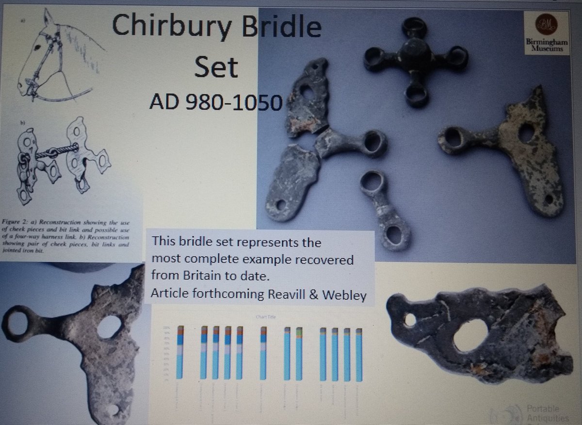 Horse trappings and this very fine almost complete bridle set from Chirbury that  @Rob_Webley and I have been working on.17/21