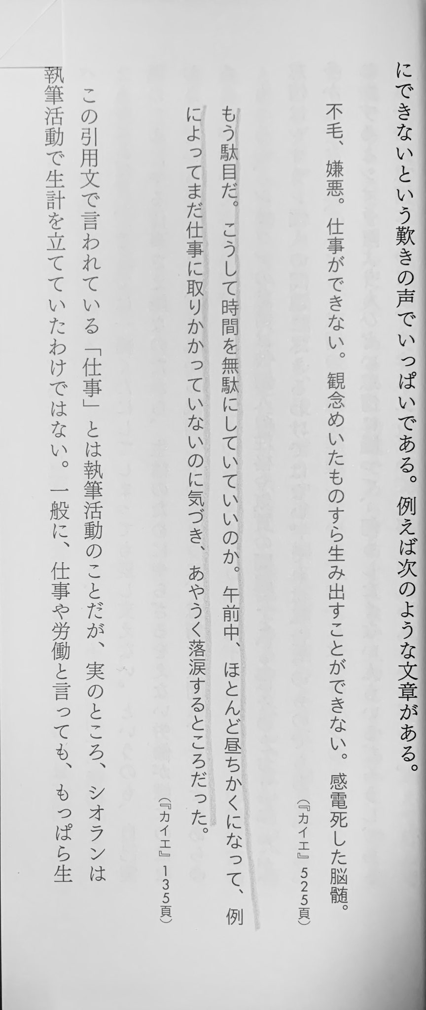 プロムナード 大谷崇 生まれてきたことが苦しいあなたに 最強のペシミスト シオランの思想 とても良かった シオラン 先生 ネガティバー名言の嵐で超いかすし 著者の個人的思い入れがじわっと伝わるのも好き ながらく積読の 生誕の災厄 開いて