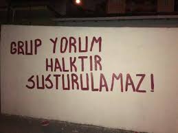 ozgurtiyatro's tweet photo. Sanat'ı susturamazsınız ! Grup Yorum Halktır Susturulamaz ! #HelinBölek #TürkiyeİçinGrupYorumSaati https://t.co/w9il5fLFuT