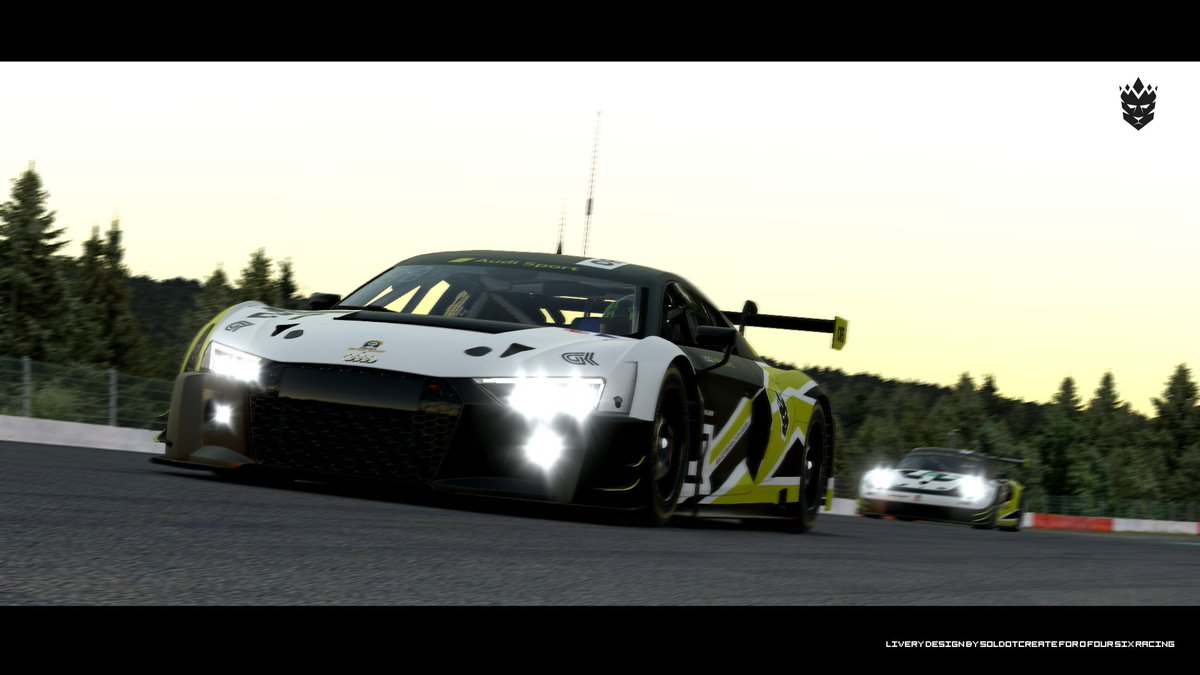SolDotDesign's tweet image. Audi R8 @iRacing livery for @046Racing . Joy to work on !