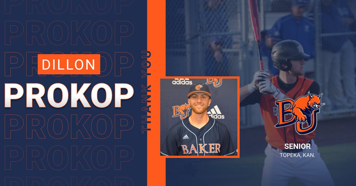 Our 13th spring senior is Dillon Prokop from Topeka, Kan. Dillon is majoring in Biochemistry! In four seasons as a outfielder for the Wildcats, Dillon has posted a batting average of .241, while collecting a fielding percentage of .968! Thank you Dillon!