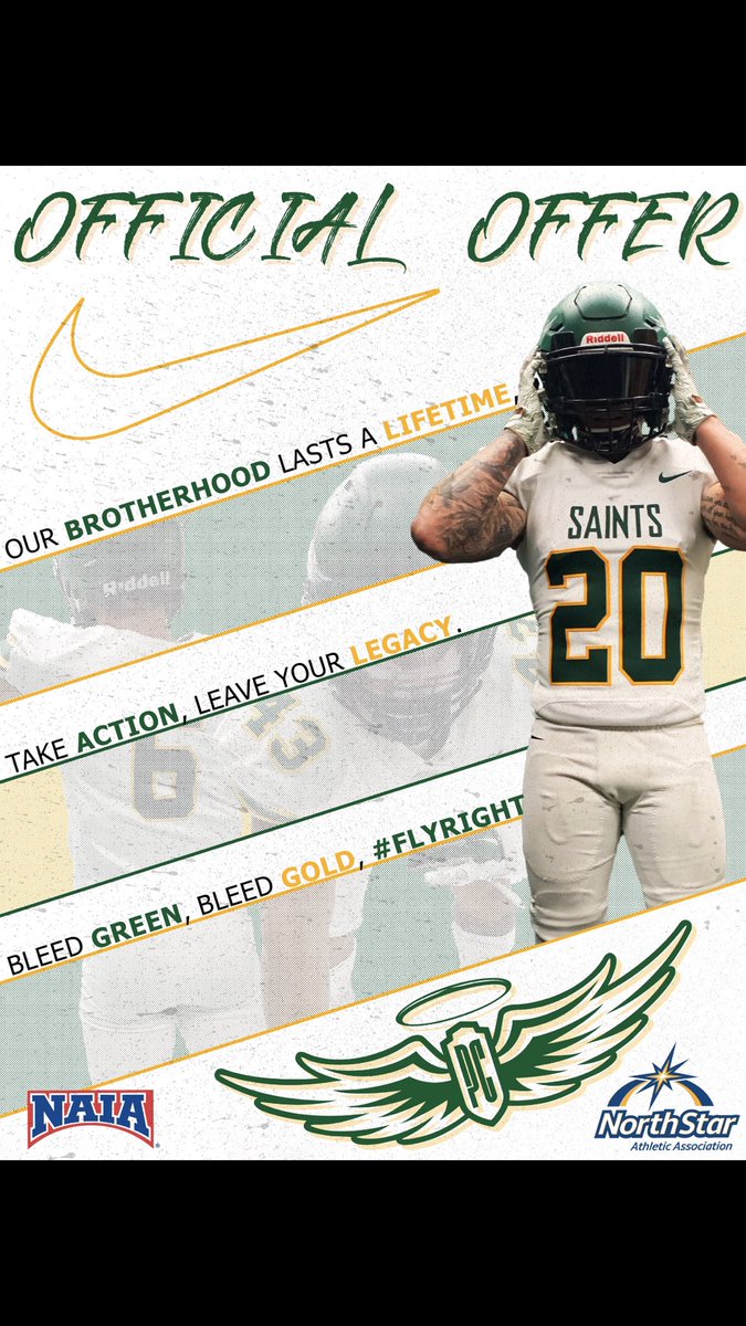 ChrisJowers2's tweet photo. After a great talk with @Coach_Brassilio I’m excited to announce I’ve received my 1st offer to play college football @PCSaintFootball 
#TheEra #Flyright20 🔰 https://t.co/vswZKVNw1n