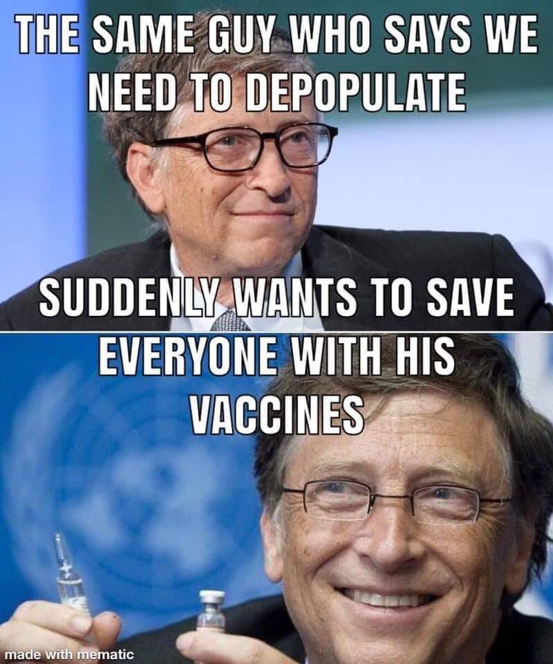 #truth we don’t take health advice from Bill Gates #QAnon