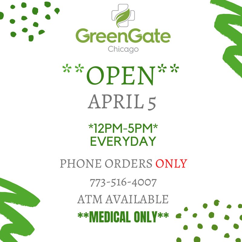 We’re back and ready to service our patients. **Please continue to follow social distancing guidelines**