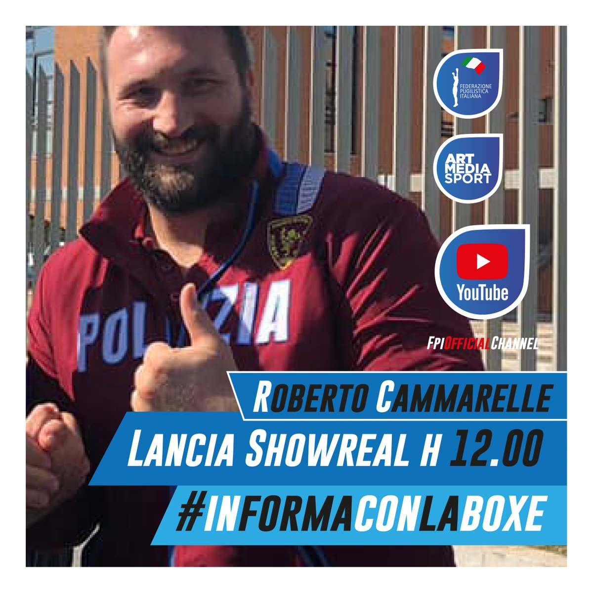 FPIBoxe's tweet photo. ๐ฅ๐๐ปโโ๏ธ io resto #InformaConlaBoxe
โก๏ธ Fai un Video mentre ti alleni ๐๐ปโโ๏ธ๐ฅ๐ฎ๐น
โก๏ธ Postalo sui tuoi social #facebook #Insta (Status Stories) #Twitter
โก๏ธ Tagga la FPI
๐บ PROGRAMMA EVENTI 6-11 APRILE
โก๏ธ DOMANI SHOWREAL CON @RobyCammarelle
https://t.co/6P2em5Z9F4 https://t.co/HcNeoGQ3Oy