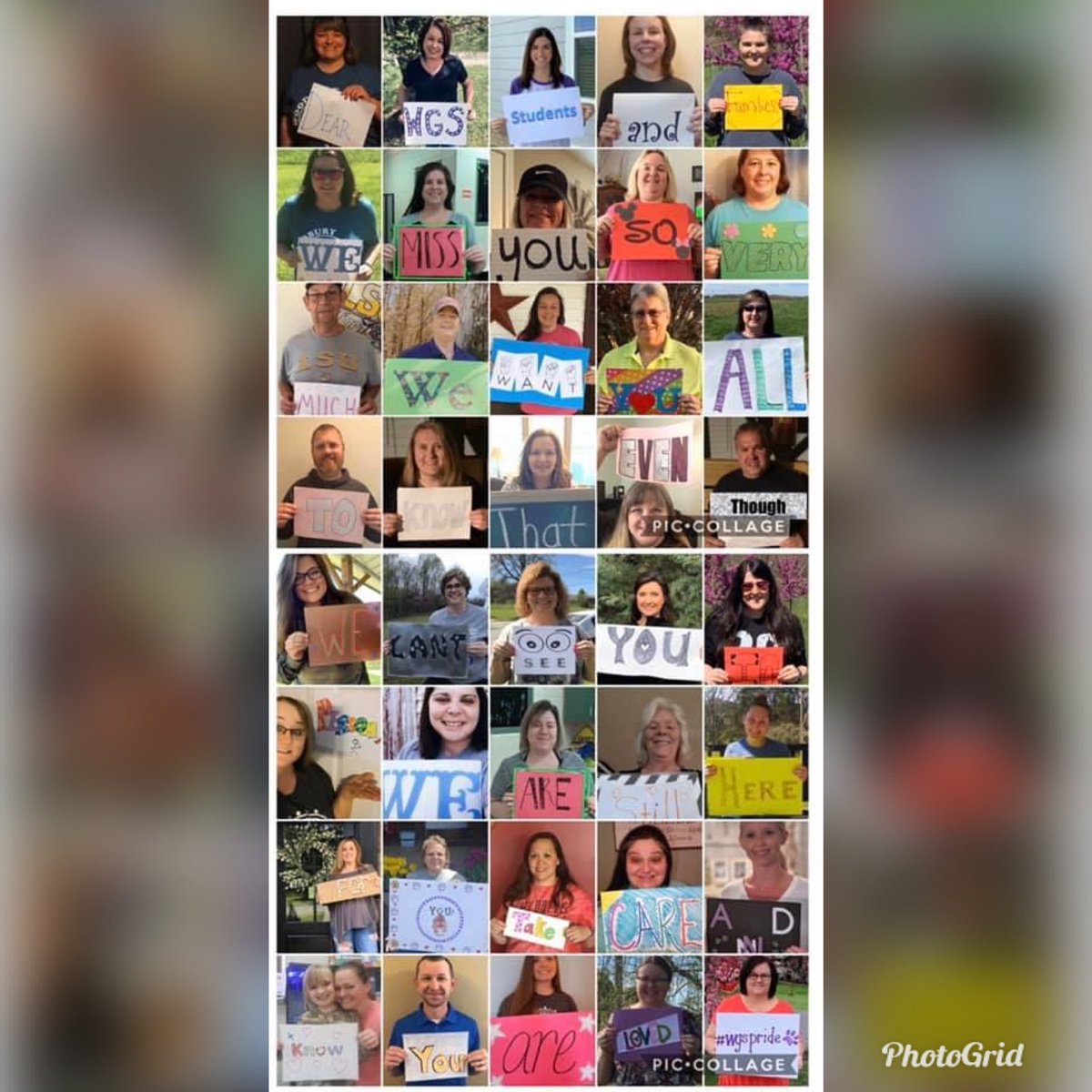 MichelleS413's tweet photo. I love my school family!! #wgspride ππ€ππ€ https://t.co/9hDldwcbuY