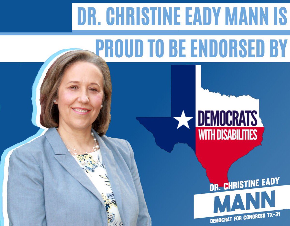  @DrChristineMann wears multiple hats as she continues her campaign for  #Congress  #TX31 while fighting to keep not only her constituents but others educated and well Just take a peek at her site, follow her, and support her if you can(One of many endorsements shown)
