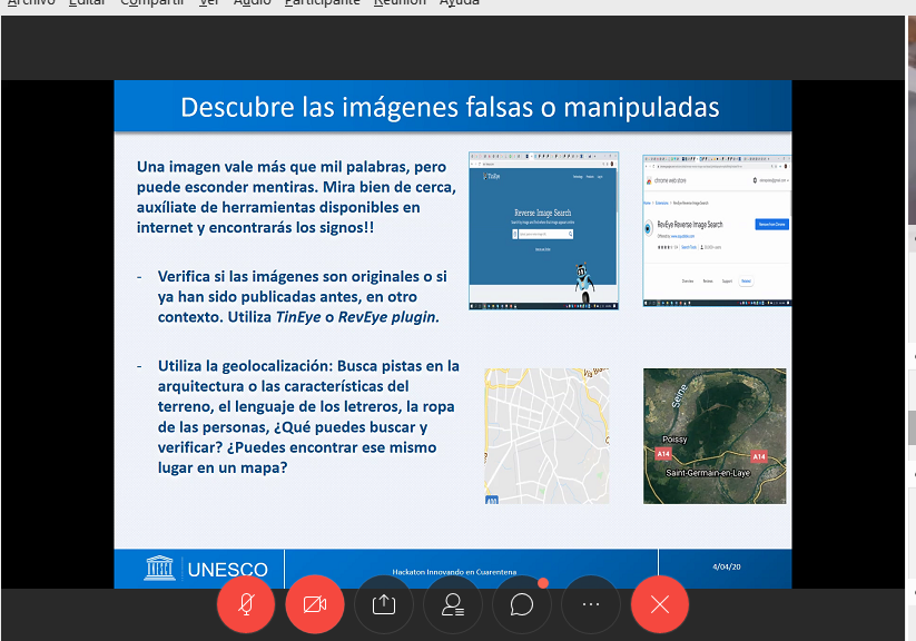 PCiudadana's tweet photo. "Antes de compartir una noticia, debemos analizar la fuente y el contenido, pensar en la reacción emocional que nos causa y que pudiera causar a los demás", Elena Napóles. #HackathonVirtualRD #InnovandoEnCuarentena https://t.co/ebFSjXcYwK