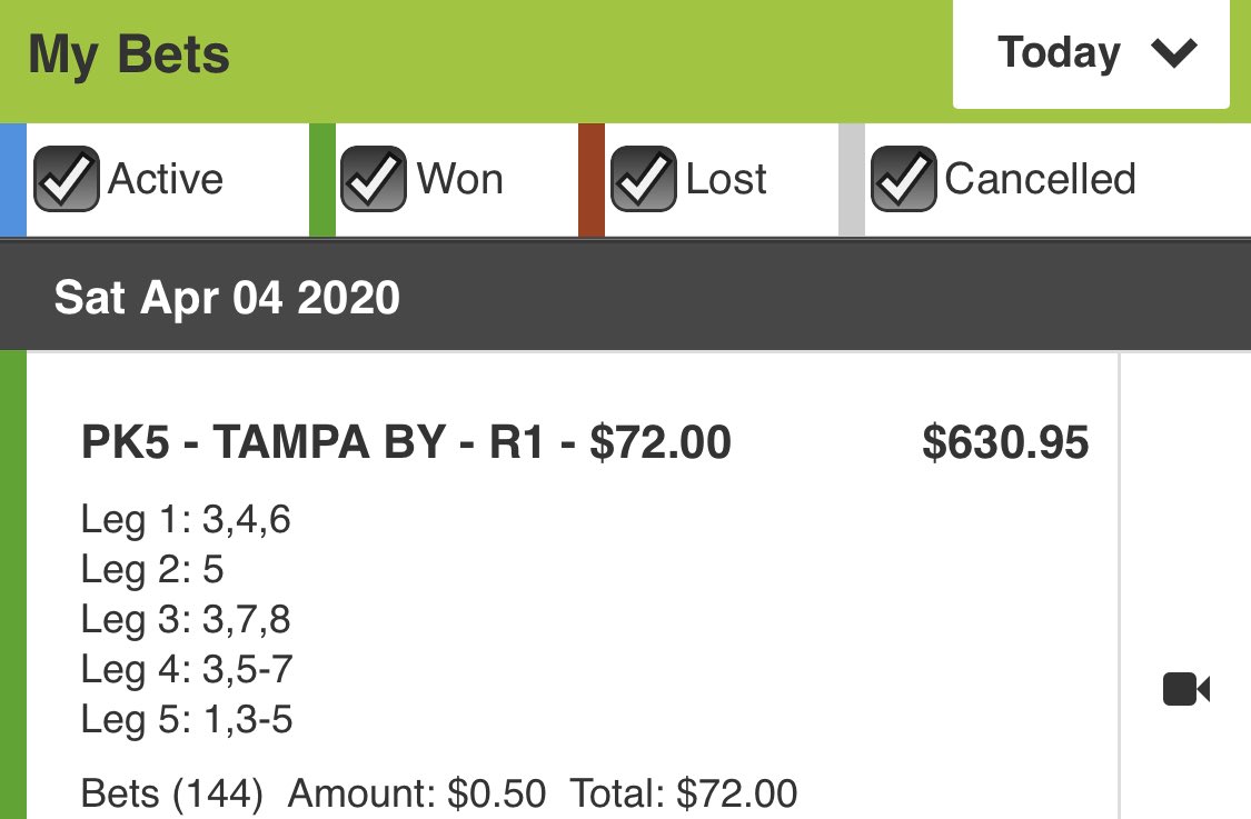 BlackJackFltchr's tweet photo. Hope you followed my Pick Five today @barstoolbets @barstoolsports because it just cashed for $630. Let’s go!!! https://t.co/7qvEYDEZdN