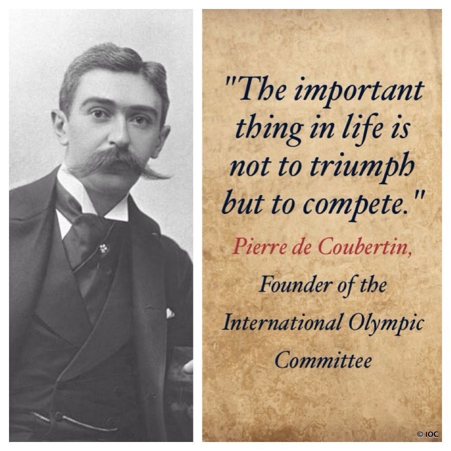 KEY MOMENT:The year of Vassar College 2nd Field Day (1896) was the SAME YEAR as the resumption of  #OlympicGames. The first of the modern  #Olympics.Credit to French noblemen, Pierre de Courbertin, for leading the way.His view of female participation was negative, dismissive.
