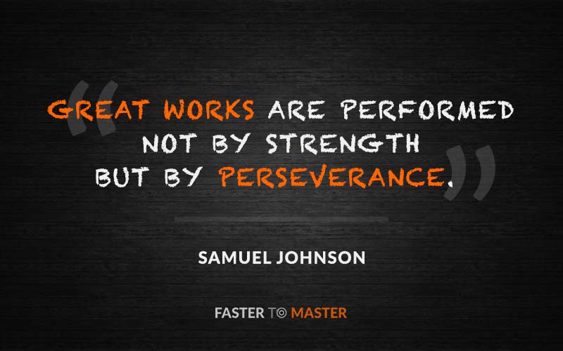 Persevere during difficult times!