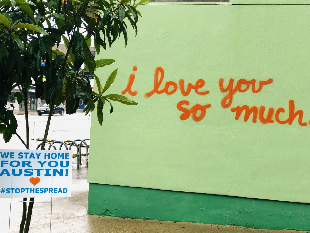LiveVibeCllctve's tweet photo. We stay home for #Austin! #ATX @statesman @360acl @KXAN_News @KVUE @AustinChronicle #COVID19 #stopthespread #StayHome https://t.co/xhd5IGwbhE