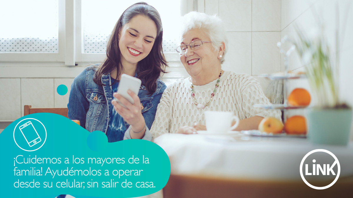 RedLinkAR's tweet photo. Enseñale a los mayores de tu familia a realizar sus operaciones a través de #LinkCelular para que no tengan que salir de casa. ❤📲 #YoMeQuedoEnCasa
#VosSosLaClave No compartas ni divulgues tus claves. https://t.co/Wn9dpRYuOk