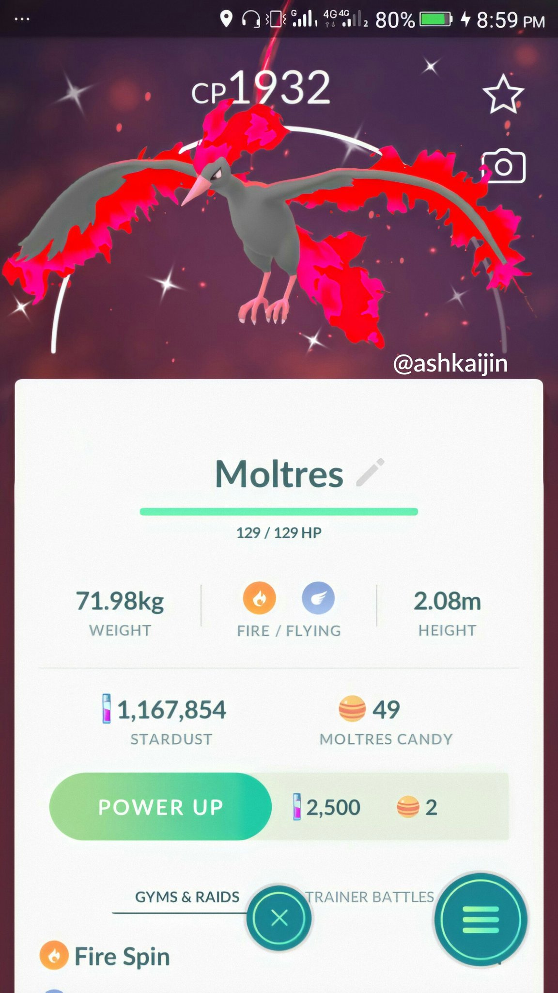 Pokemon Shiny Moltres 4