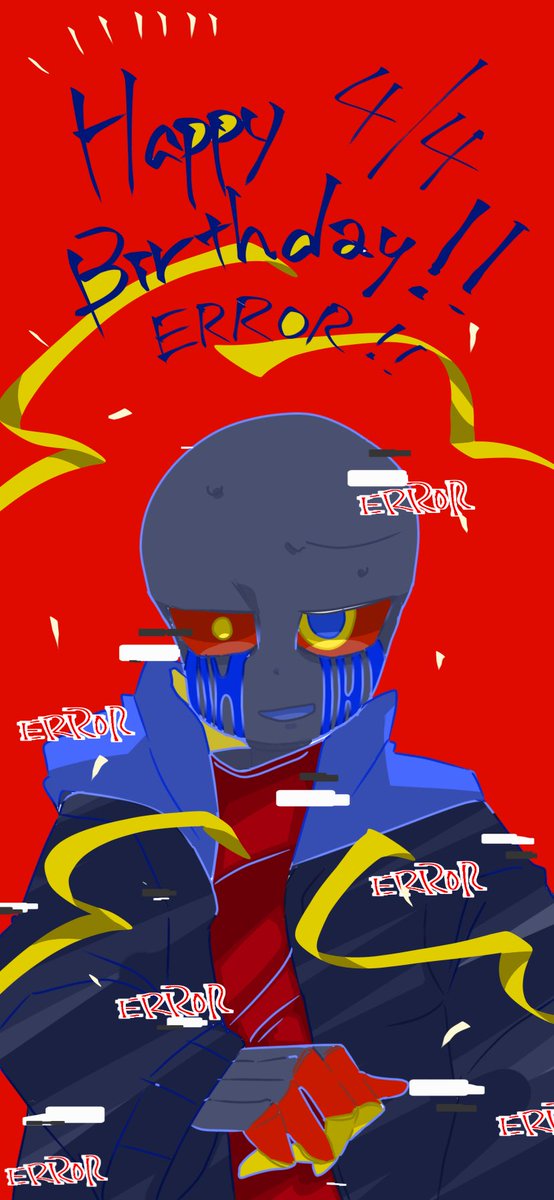 4月4日はerrorsansの誕生日