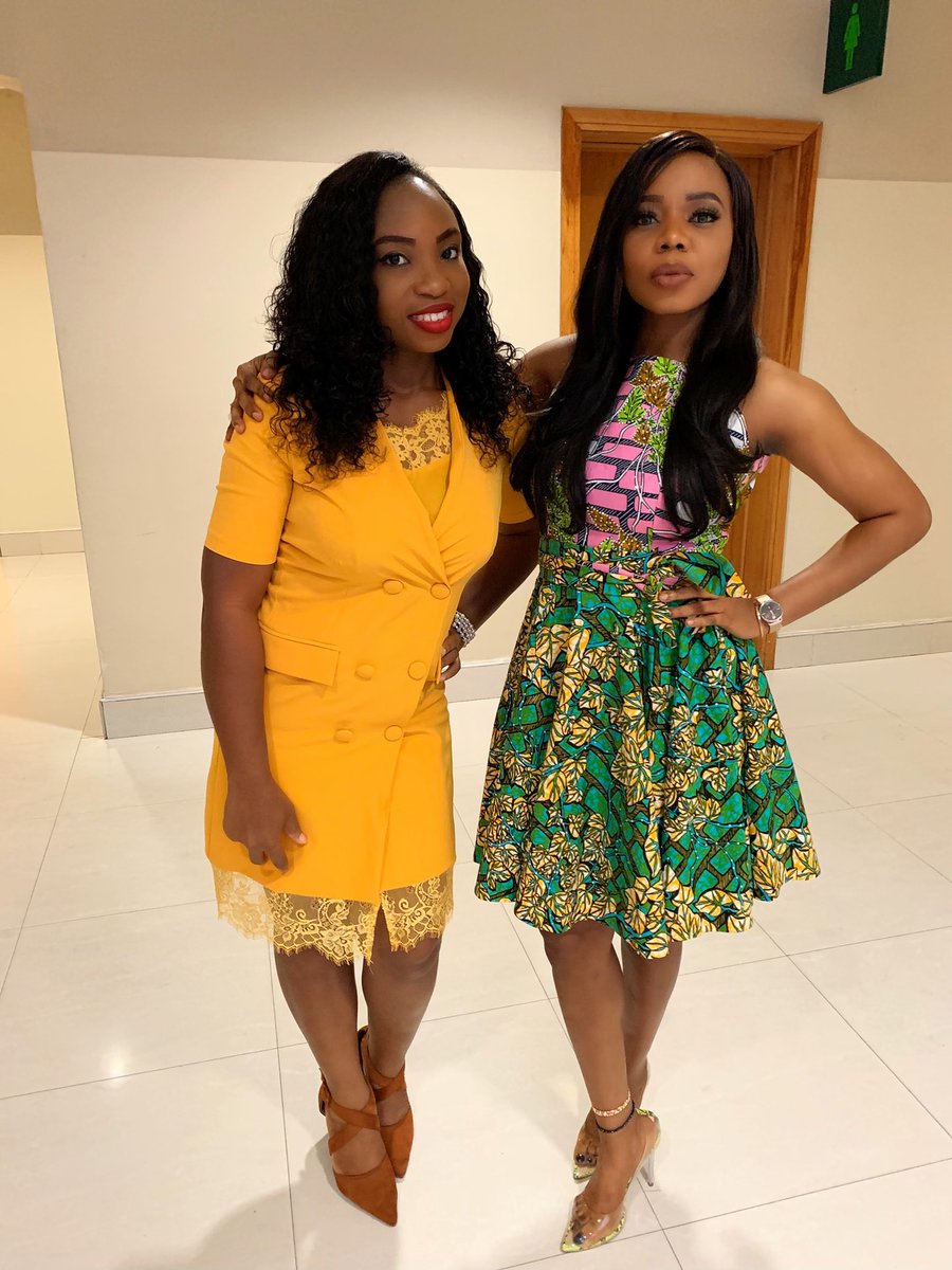 Adaora my fake look alike & the Biach who always stole my look. She & I share a special bond on & off air. I love her & she knows it. 2nd best co-anchor, we had and are still having a great time. I appreciate you girl for being my friend  @dorakoli