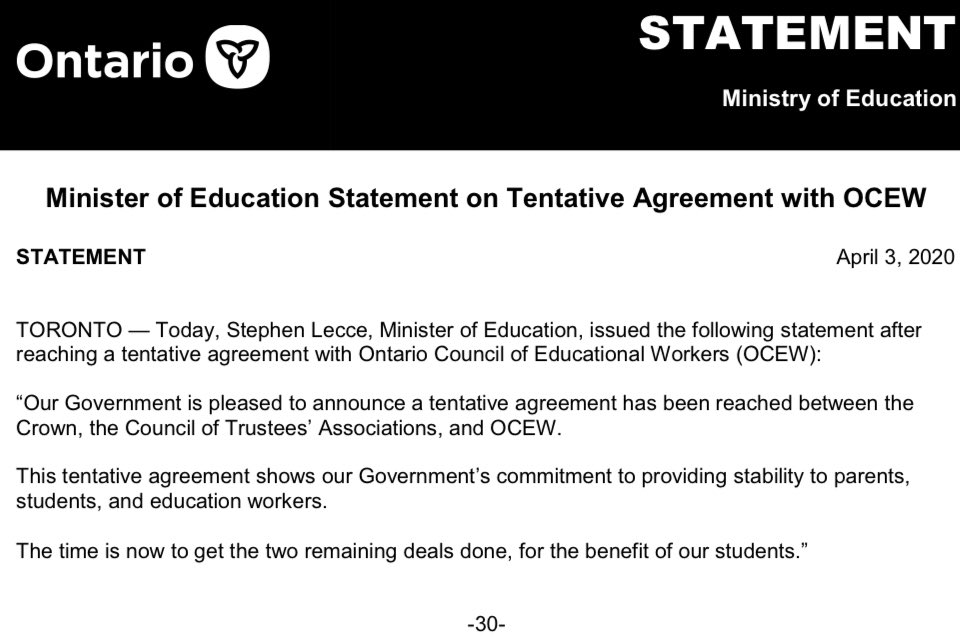 Sflecce's tweet photo. We have reached a deal with #OCEW. Another deal that puts students first.
We will continue to stand up for students and parents. βοΈ https://t.co/eHECdfdJQC