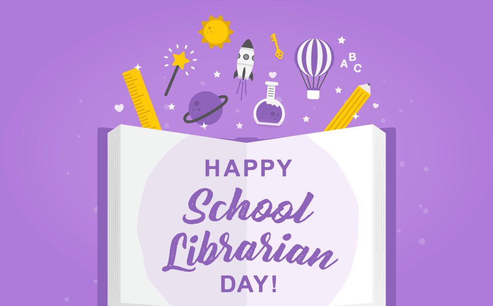 TVDSB's tweet photo. Today is School Librarian Day! Thank-you to all #TVDSB teacher librarians for inspiring students to achieve their dreams, every day! 📚 https://t.co/jYZJ0wz3Va