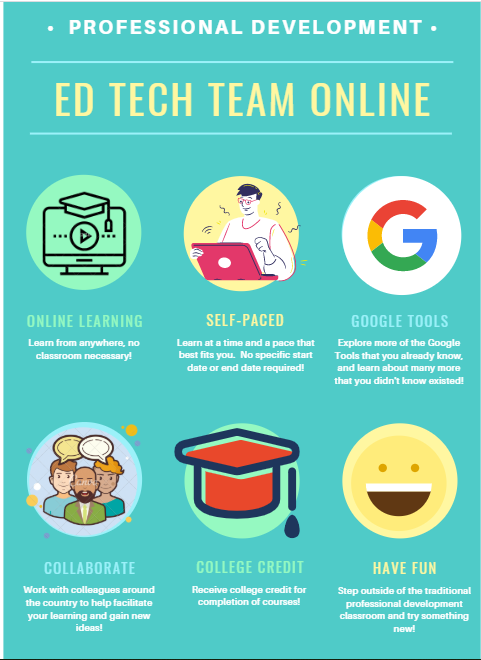 MeteaMKT's tweet photo. Check out the benefits of Ed Tech Team Online! #edtechteamonline https://t.co/OTLn8vRpZX