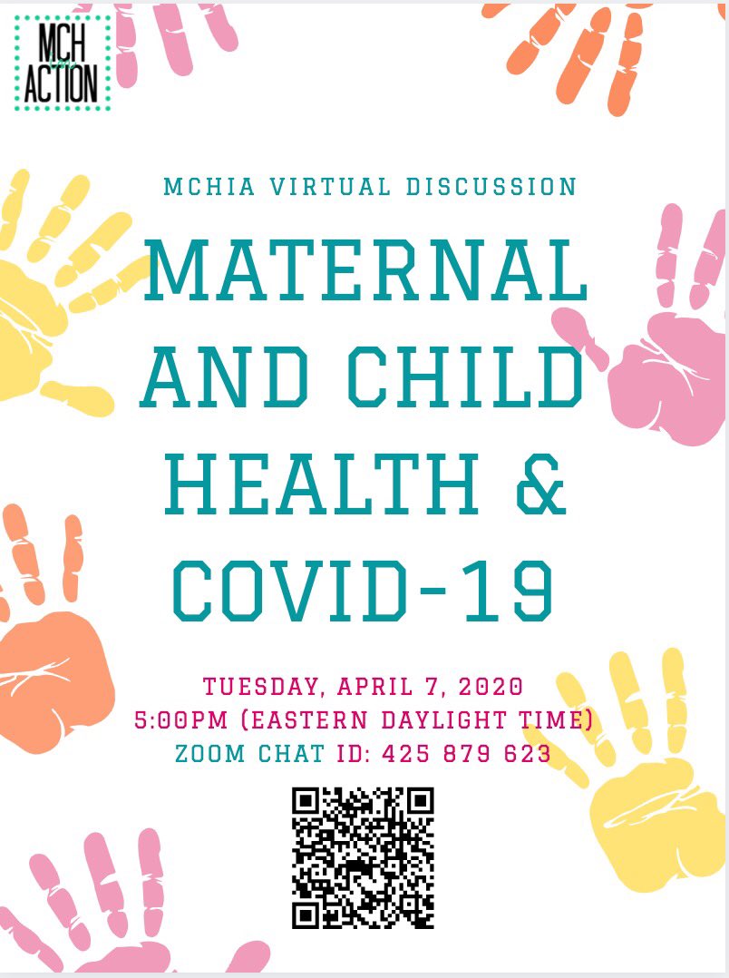 BUSPH_MCHiA's tweet image. Join us on Tuesday for a discussion on the impact of outbreak and Maternal and Child Health