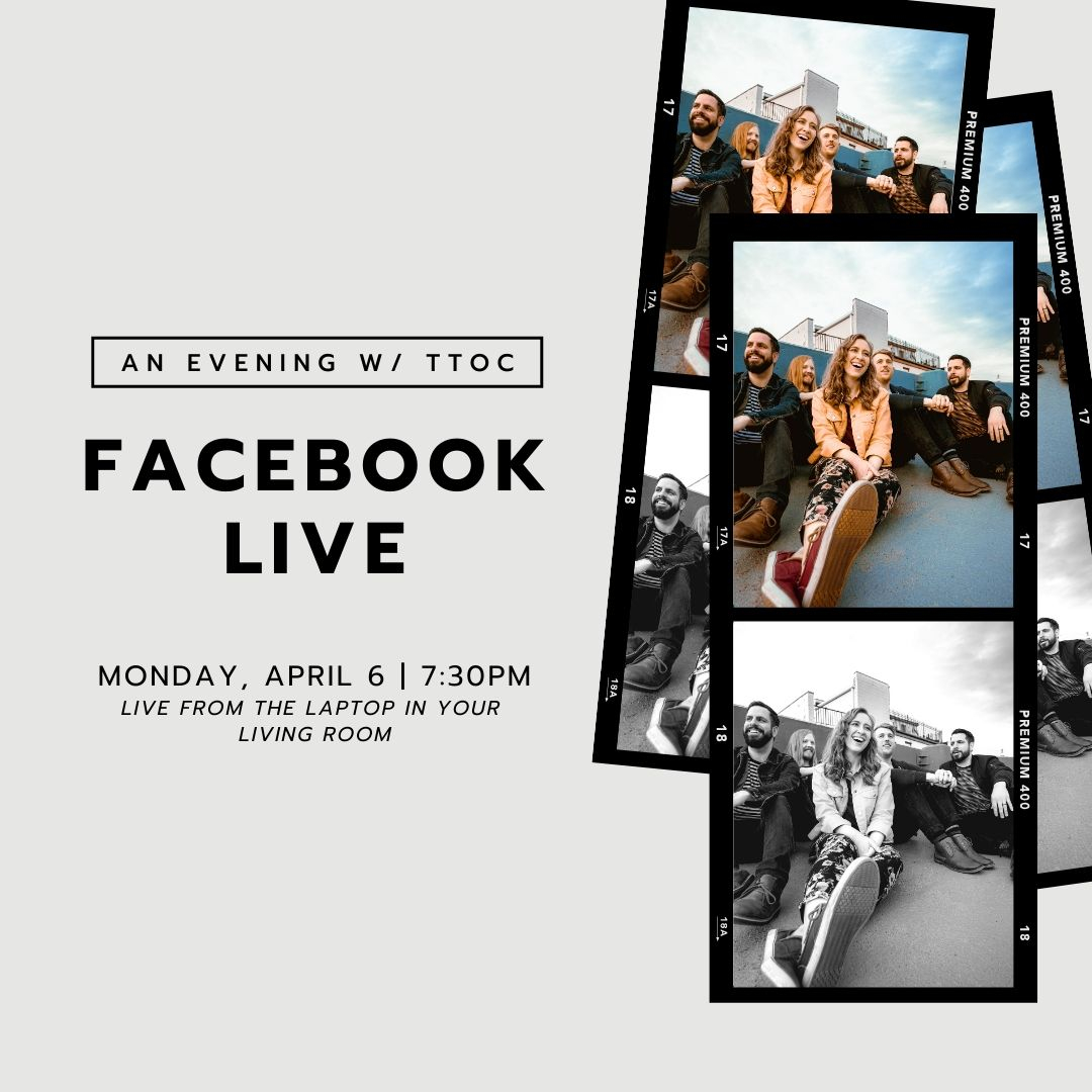 Join the five of us for Facebook Live THIS Monday, April 6 at 7:30p. Like our page on Facebook if you haven't already, and comment along to let us know you're there! We'll be talking about an array of fabulous things. Laughing is required. Hope to "see" you there!