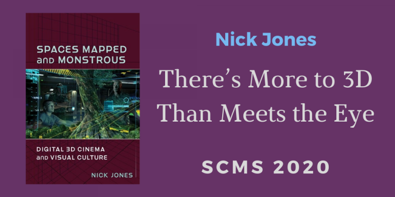 ColumbiaUP's tweet photo. Nick Jones, author of SPACES MAPPED AND MONSTROUS, explains why there’s more to #Digital3D than meets the eye in these movies, including Paranormal Activity and Resident Evil. https://t.co/HdFjbbIwDN #SCMS20 #FilmStudies https://t.co/kSTq0KN9Gr