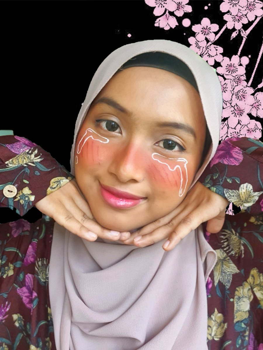 LiyanaRizzle's tweet photo. Posting it here for high reso. Here are some of my in-character-inspired by makeups thru this whole RMO

👉 Anime Tears Makeup https://t.co/i4zgpy6bi2
