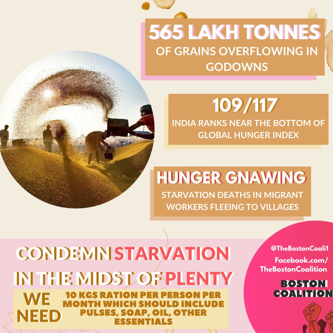 TheBostonCoali1's tweet image. भूखे को रोटी चाहिए मोम बत्ती नहीं  मोम बत्ती से अपने मन का अँधेरा मिटाओ पहले 
#LockdownWithoutPlan #RationDiyaKya #HelpStrandedWorkers