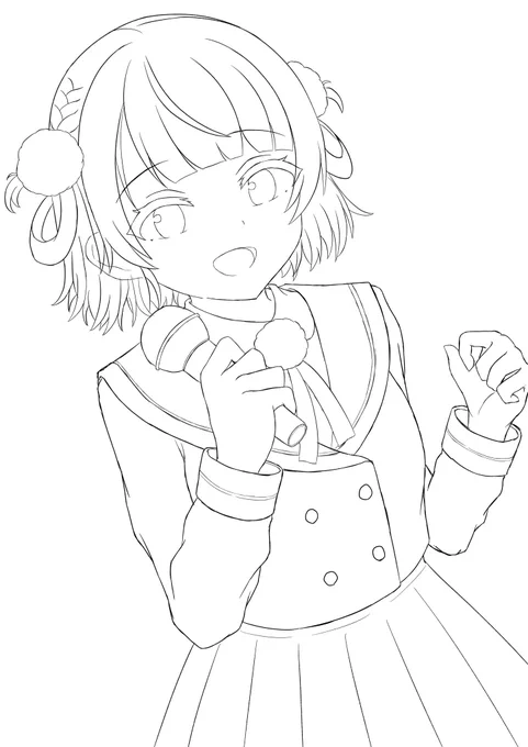 ここまできっちり線引いたラフなら線画でよくないか?ってなる 