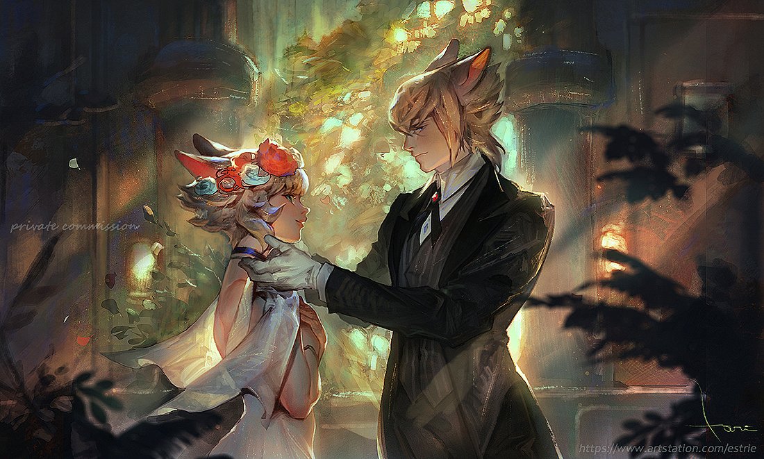 (private commission)
FF14 characters.