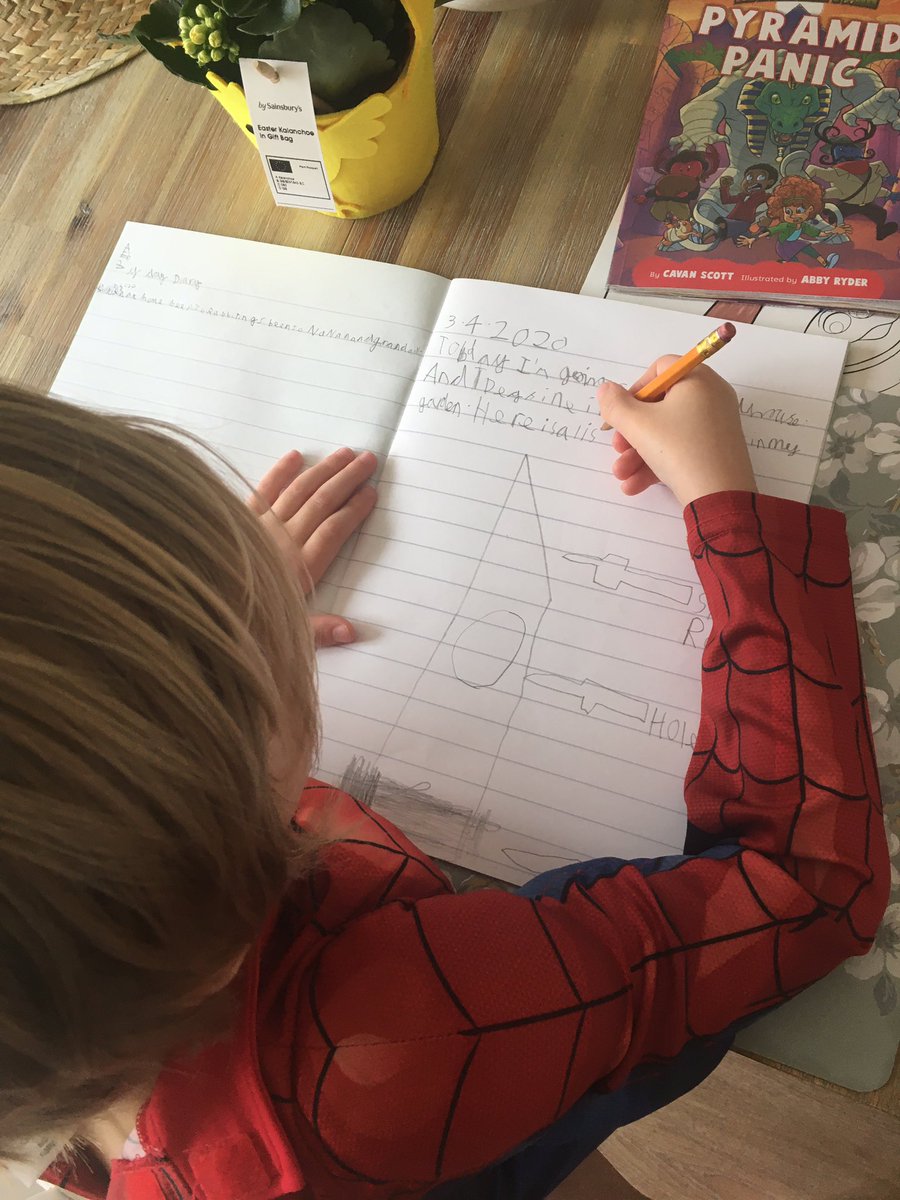 GemmaPearson6's tweet photo. More #homelearning for Maxi yesterday. With the design, plan and execution of a bird house... execution still in progress @JCAWakefield https://t.co/XdfakDvlYs