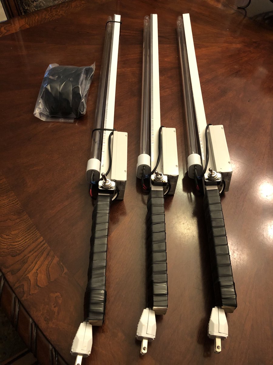 ctx_dennis's tweet photo. Made these 55w Corona Sabres this morning to donate to first responders. https://t.co/QhQovG1typ