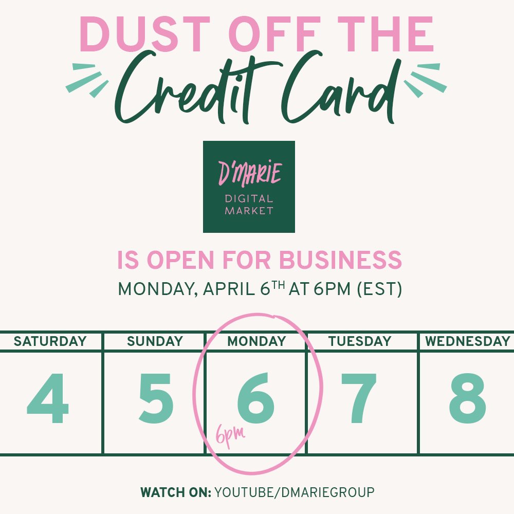 FrankSpadafora's tweet image. WATCH on MONDAY.  

D’Marie Digital Market is a LIVE! Shopping Show on YouTube featuring small business owners from across America. Think QVC, but for millennials. We’re featuring 10 great products! Go you YouTube/Dmariegroup on Monday at 6pmEST/3pmPT. #stayhome #smallbusiness