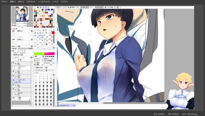 ライブでここまで進みました #今日のライブ進捗 https://t.co/btMXJBdz2A 