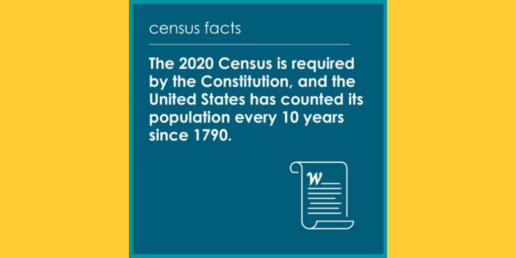 Like voting, the #2020Census is a civic duty. Unlike voting, filling out a Census form for your household is required by law. It’s in the Constitution to count every person – citizen and non-citizen alike – in our communities. Start here: 2020census.gov #MadisonCounts