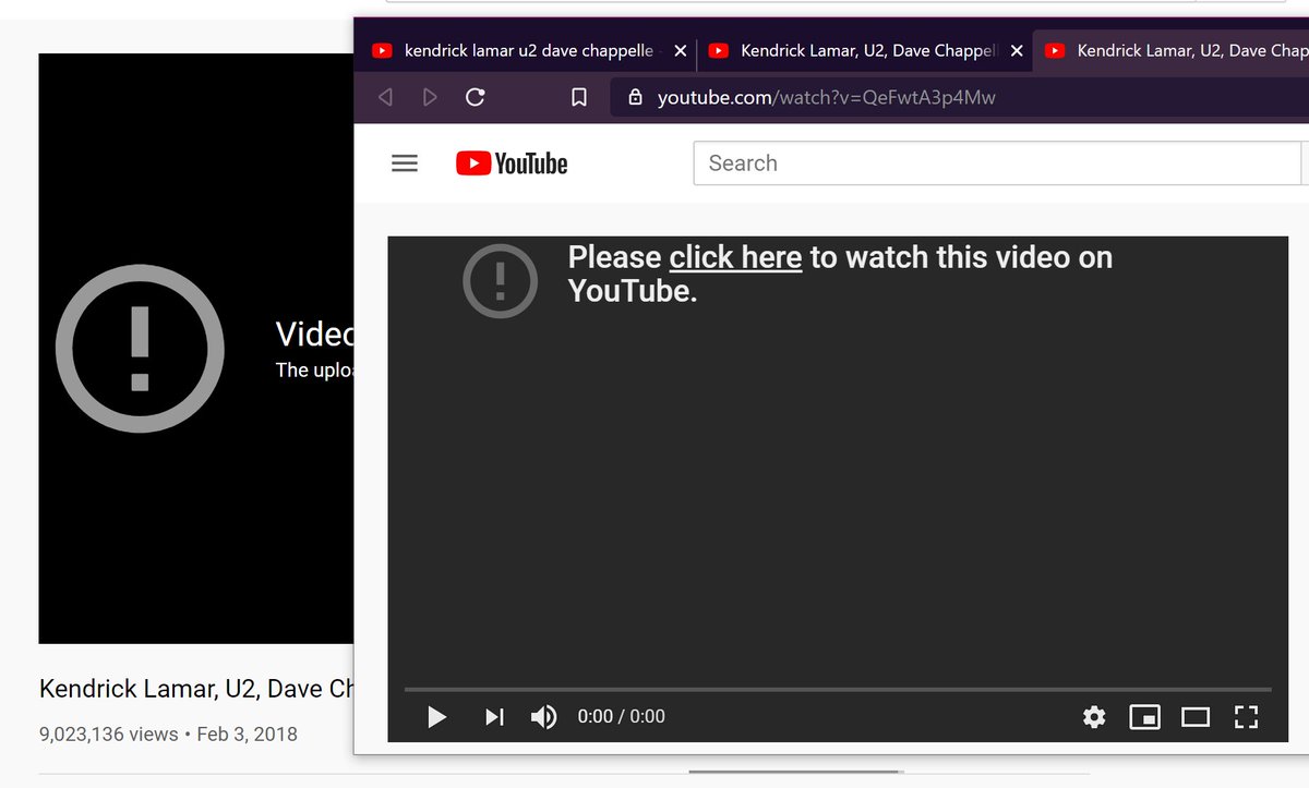 wanderasinc's tweet photo. #FunFact. People complain about China's great firewall - yet when you search a video on (Google / YT) no results. Turn on tor you find the video but can't play it.  I get commercialism and everything.. but in what universe does @VEVO own exclusive rights to a grammy performance? https://t.co/sWyWMUNkil
