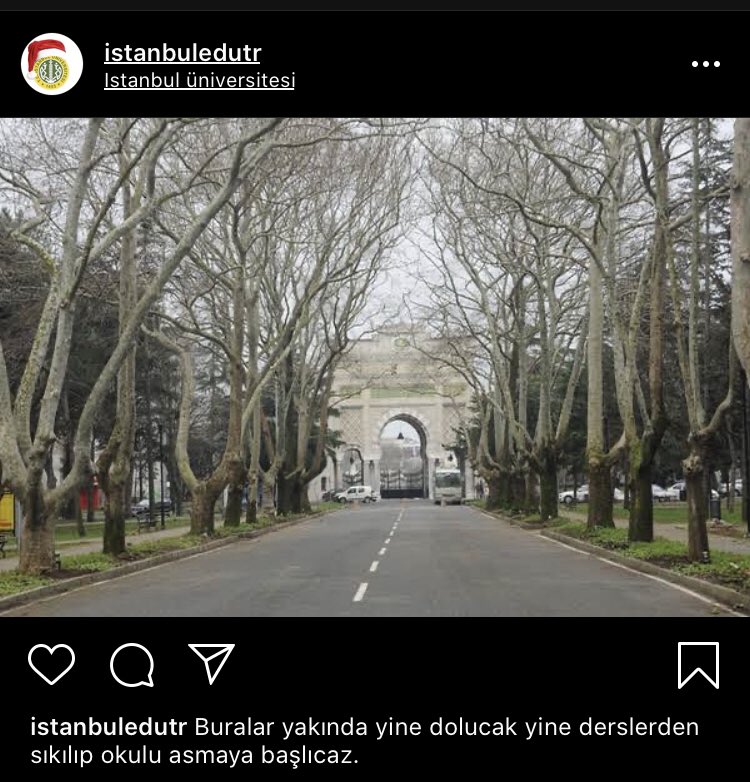 Buralar yakında yine dolucak yine derslerden sıkılıp okulu asmaya başlıcaz.

instagram.com/p/B-kDBWIpltb/…