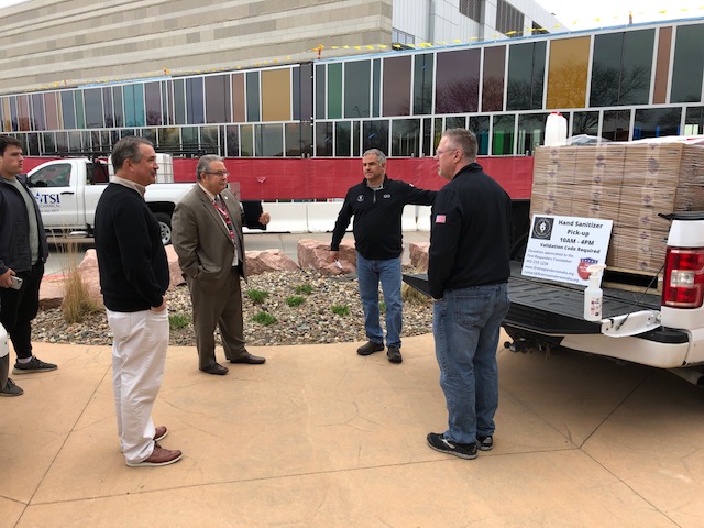 La Vista's Soldier Valley Spirits donated 100 gallons of their homemade 170 proof hand sanitizer to the Omaha VA hospital. This veteran-owned and operated company is now focusing their efforts on helping other veterans and the public during this time of crisis.