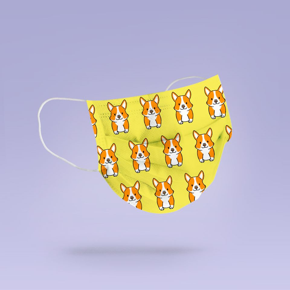 I've been designing my own line of happy face masks for <a href="/ideasbyarianna/">Ideas By Arianna</a>. $1 of every sale will go to the New York City Food Bank. 🐶etsy.me/348pxxP
