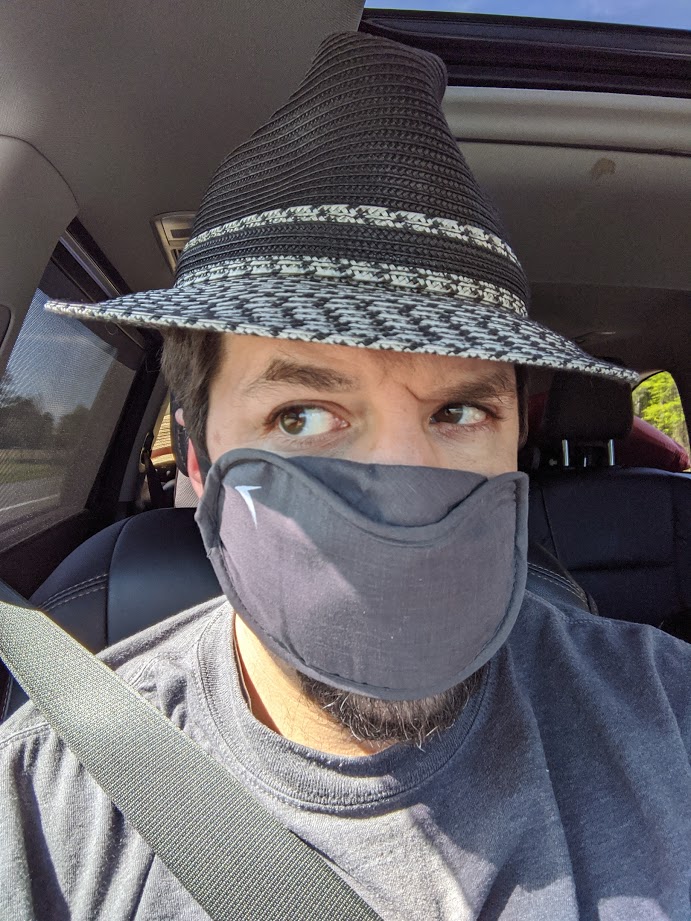 NickatFM's tweet photo. @FrequentMiler After all those years of my wife harassing me for saving so many amenity kits, my moment has finally arrived. #frequentmiler #eyemaskfacemask https://t.co/rXowZeFeOr