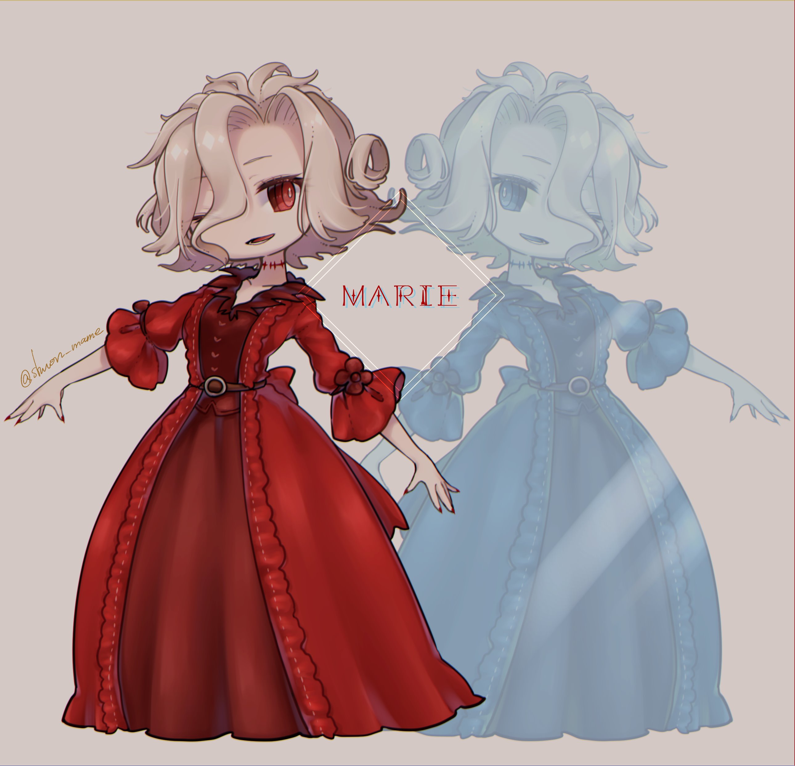 芸能人愛用 血の女王 第五人格 マリー イラストデザイン