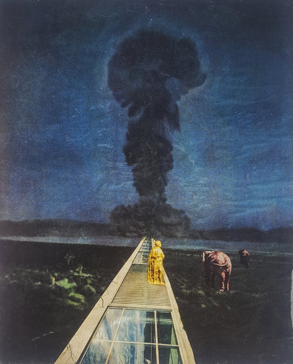 heretikradikal's tweet photo. Scientists love dada too; they grow mushrooms ten miles tall.
—#JessCollins
*img 1955-62 #JessCollins Heavy Water: a Novel or The 40 & 1 Nights or Jess’ Didactic Nickelodeon (detail) https://t.co/nSXcUAn2UH