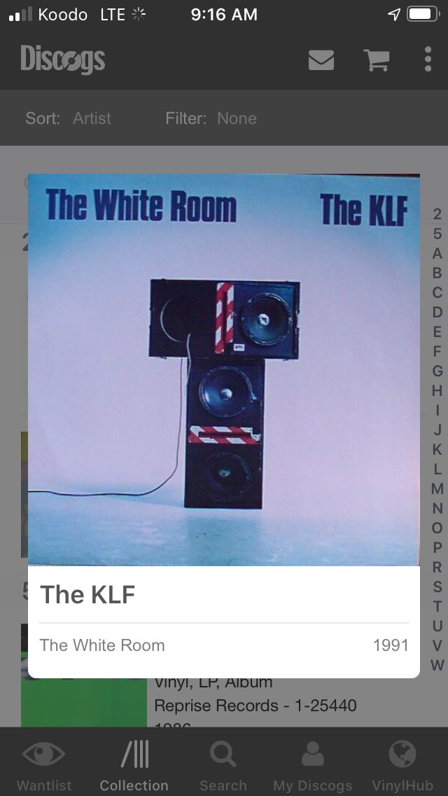 biogeomicroblog's tweet photo. Day 14 #shakeyourdiscogs pick: The KLF, The White Room. #randomvinyl #randomrecord @discogs https://t.co/KF7pyUUawq