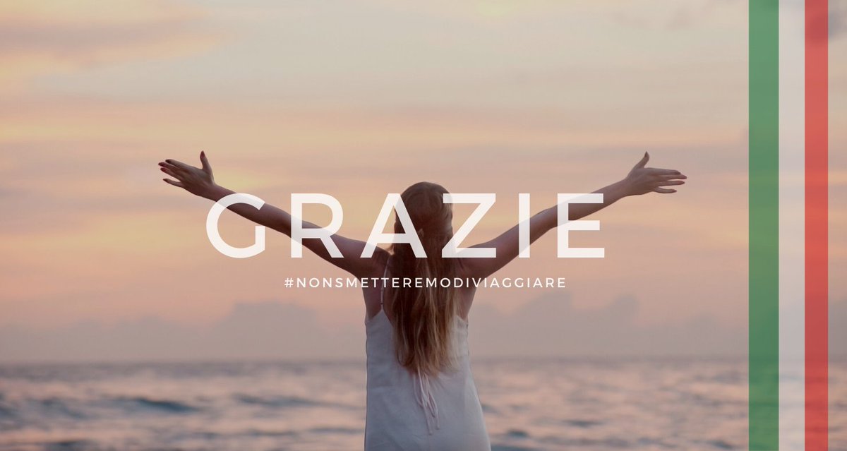 agenziediviaggi's tweet photo. GRAZIE A TUTTI QUELLI CHE CI HANNO SOSTENUTO.
#4aprile #ilturismosostienelitalia #nonsmetteremodiviaggiare https://t.co/DtUSpAAefJ